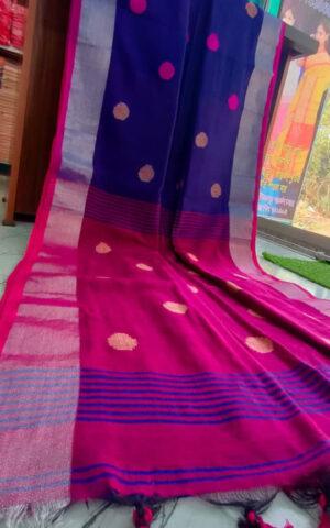 Linen Fabric Saree