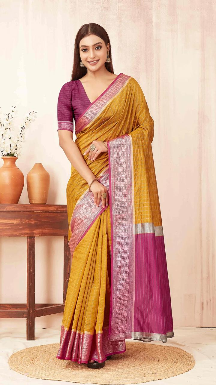 Cotton Mix Saree